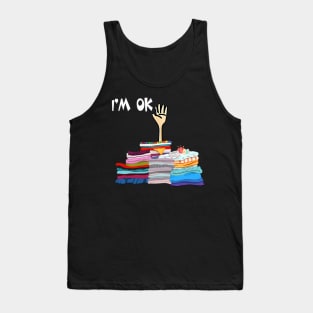 I'M Ok Sewing Sewer Fabric Sewing Seamstress Tank Top